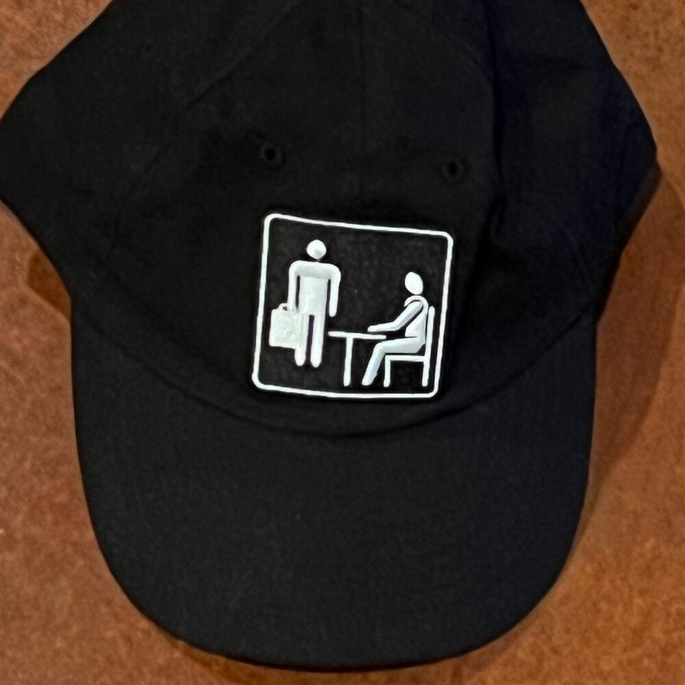 The Office Black Baseball Hat, buckle adustable. From Funko